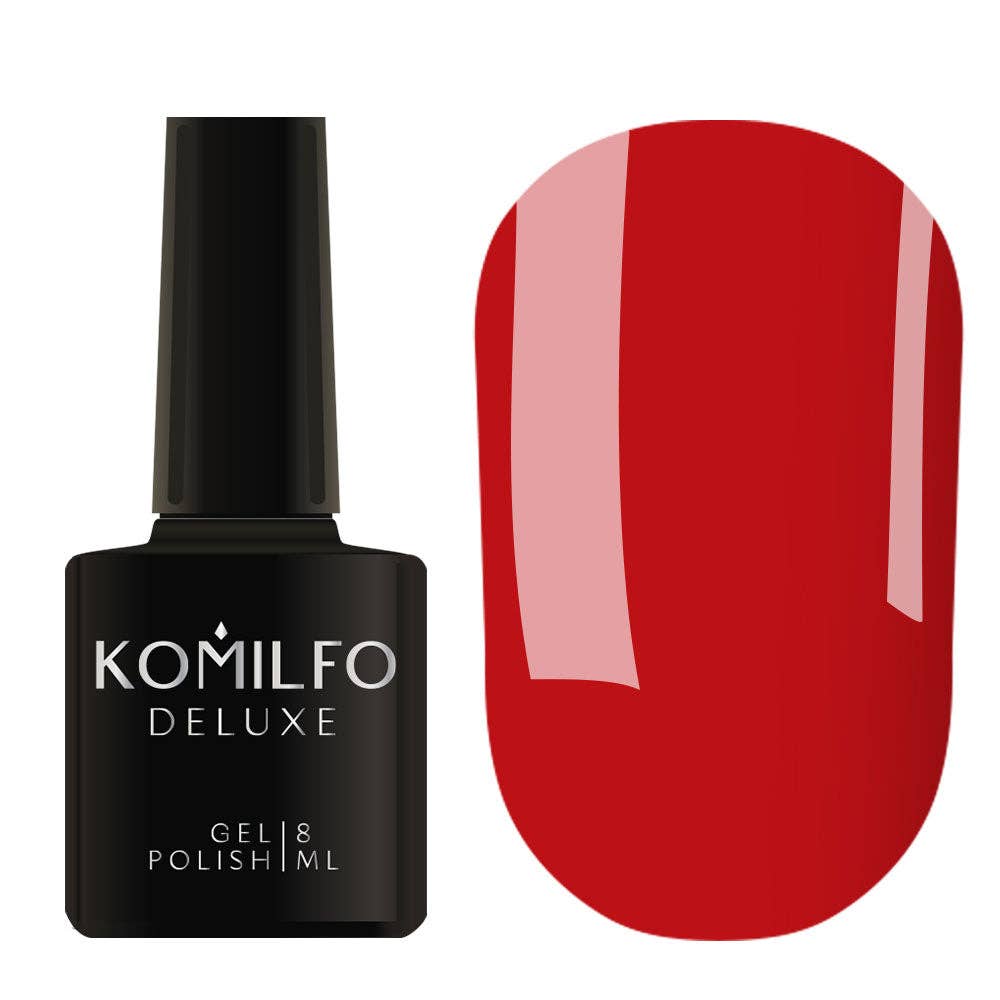 VIAI Beauty - Wholesale Nail Polish - Gel Polish Komilfo Deluxe Series D080 (red, enamel), 8 ml0