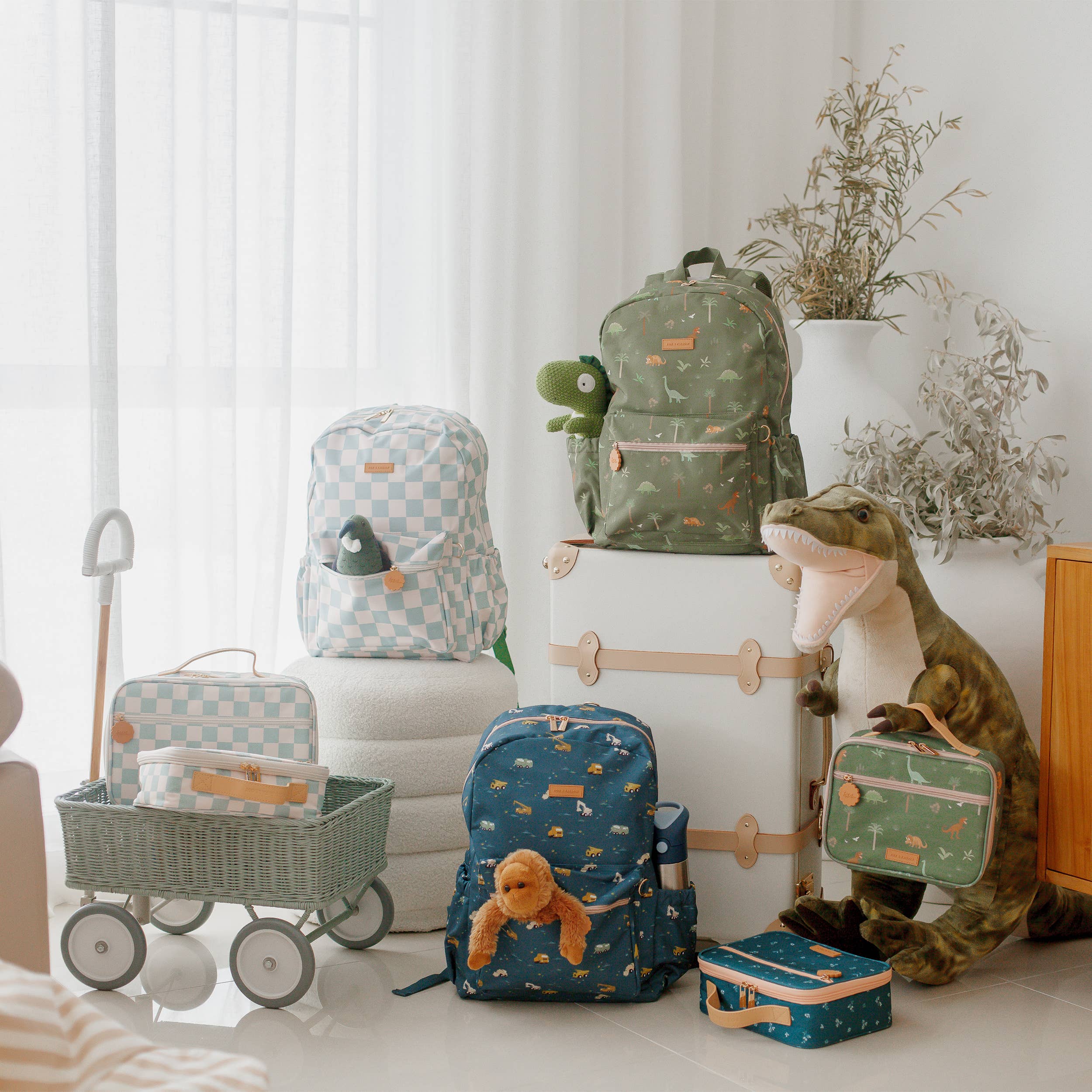 Fox & Fallow - Wholesale Lunch bag/box – Kids - Dinos Mini Lunch Bag15