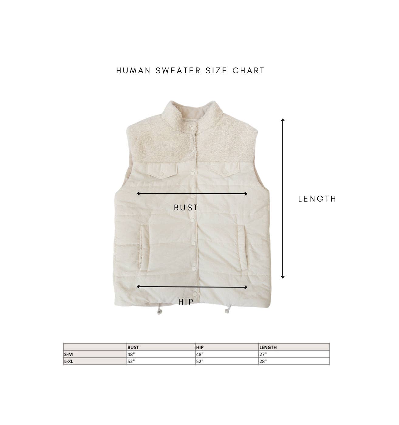 GIGI’S USA – wholesale Outerwear Vest - Women’s – Comfort Teddy Creamy Cloud Women’s Vest3