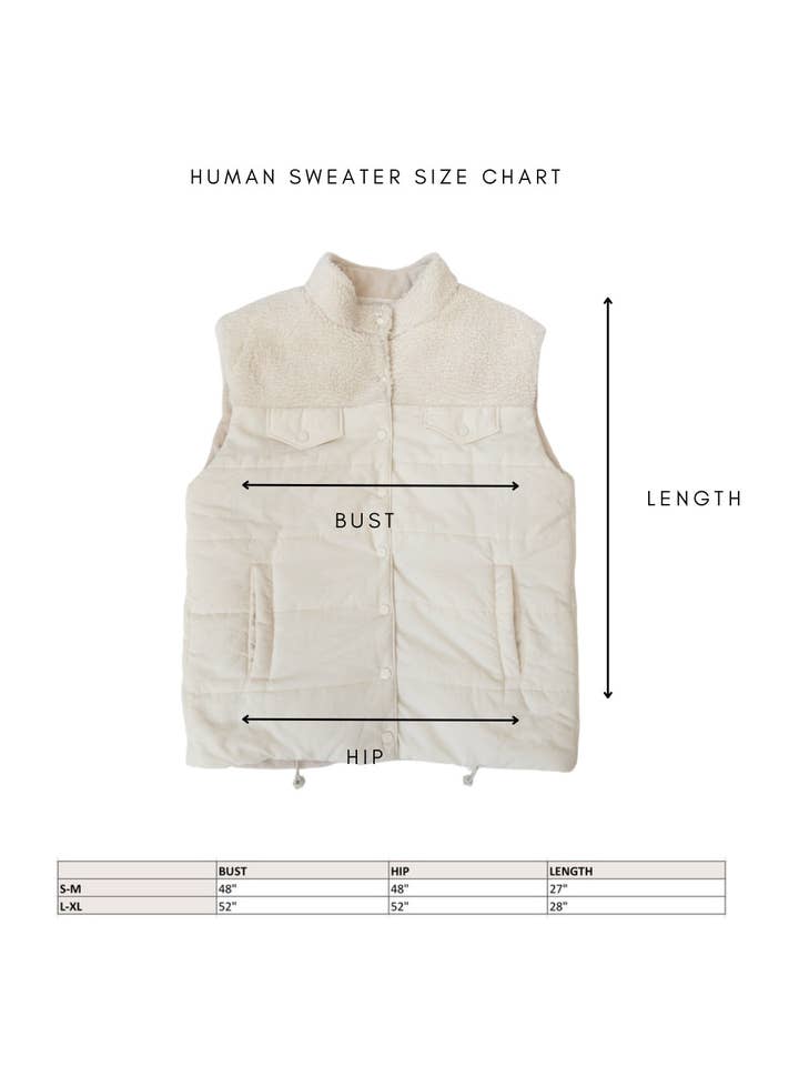 GIGI’S USA – wholesale Outerwear Vest - Women’s – Comfort Teddy Creamy Cloud Women’s Vest3