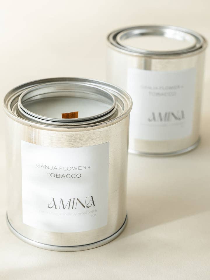 GANJABLÜTE + TABAK für den Großhandel von AMINA Candle Co.