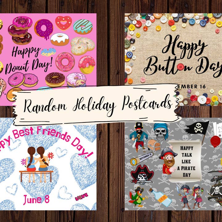 Holiday Postcard Pack for Collectors and Pen Pals for wholesale by Piles of Postcards