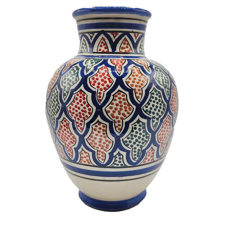 Moroccan Berber Vase Ceramic Safi-Ethnic Craft #12 for wholesale by Etnico del Mondo