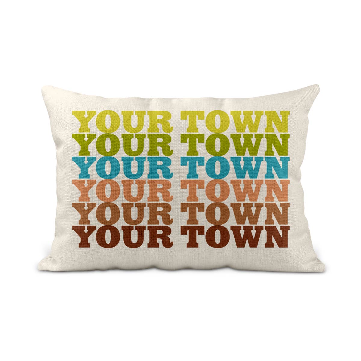 Rock Scissor Paper - Vendita all'ingrosso Cuscini lombari - Cuscino Lombare Personalizzato Città - Supergrafica ripete nome8