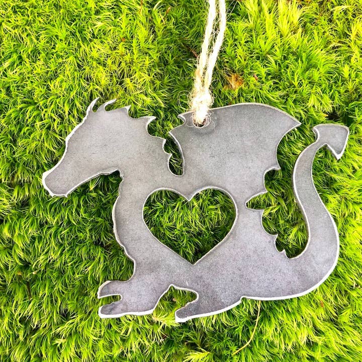Dragon Christmas Ornament With heart for wholesale by BE Creations & Designs, Inc.