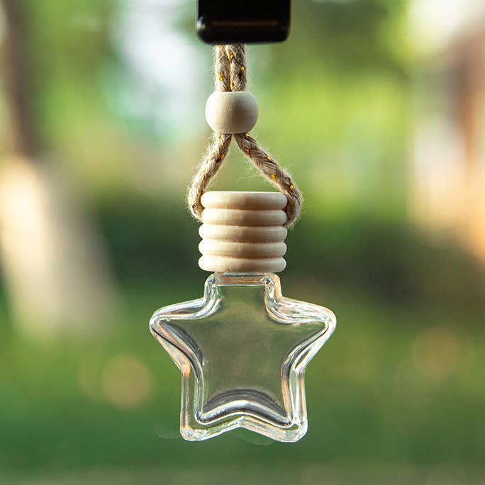 10ml Five-Pointed Star Perfume Car Pendant Empty Bottle for wholesale by Candles Meta