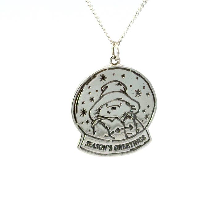 Paddington™ Snow Globe Necklace (Sterling Silver) for wholesale by LICENSED TO CHARM