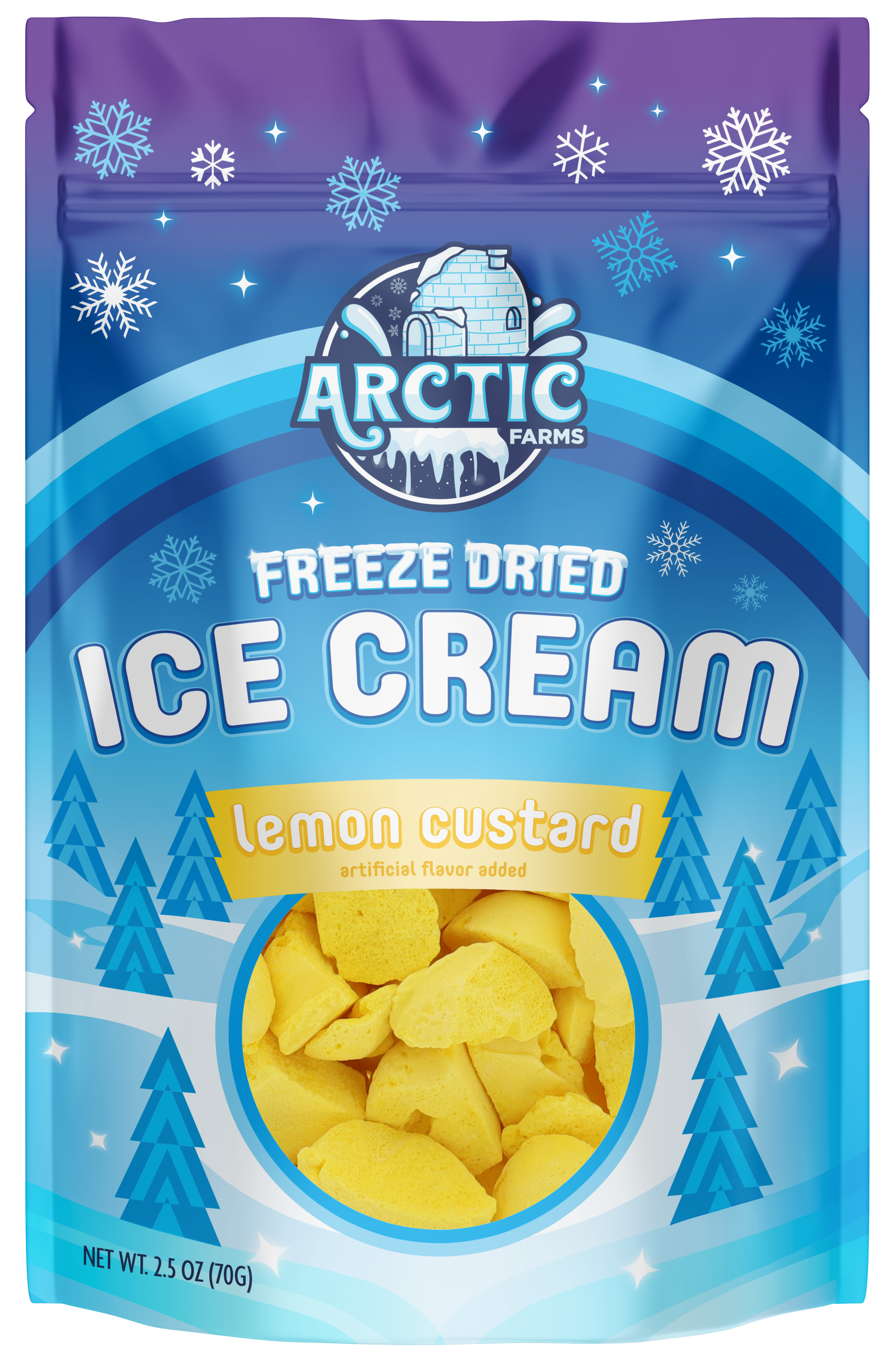 Arctic Farms – Sorvete/gelado por atacado – Gelado Liofilizado Que Não Derrete (Bits) (2,5 oz)33