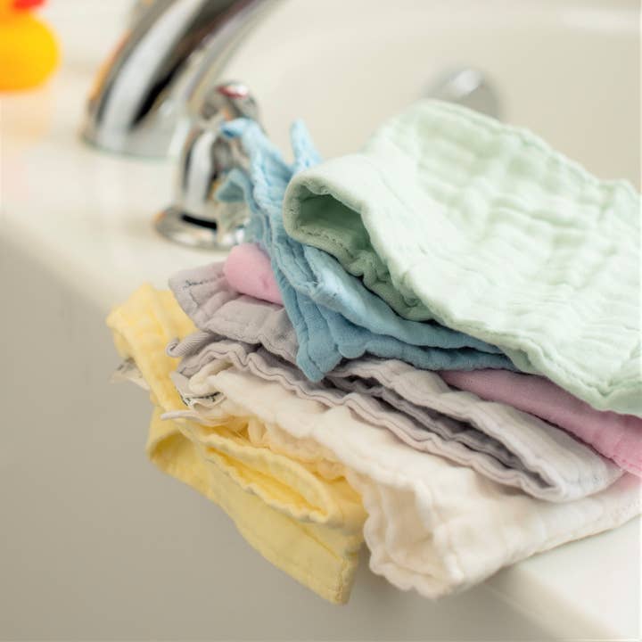 LollyBanks - Wholesale Wash Cloth - Kids & Baby - Splish Splash - Baby Toddler Washcloth 6 Pack