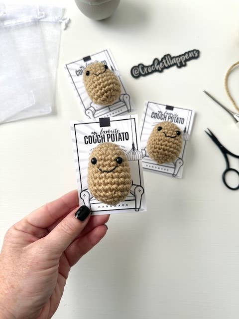 Couch Potatoes - Set of 8 - Made to Order for wholesale by Crochet Happens