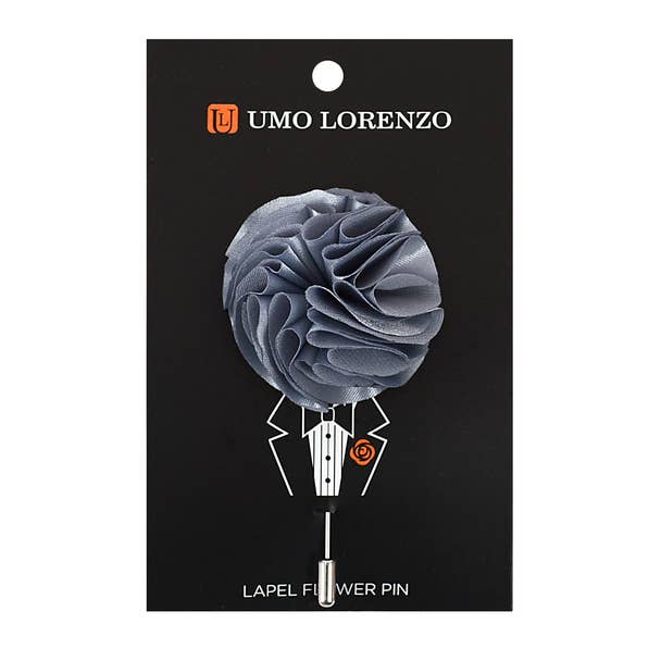 Selini New York - Wholesale Lapel Pin/Button - Solid Bouquet Piped Flower Lapel Pins7