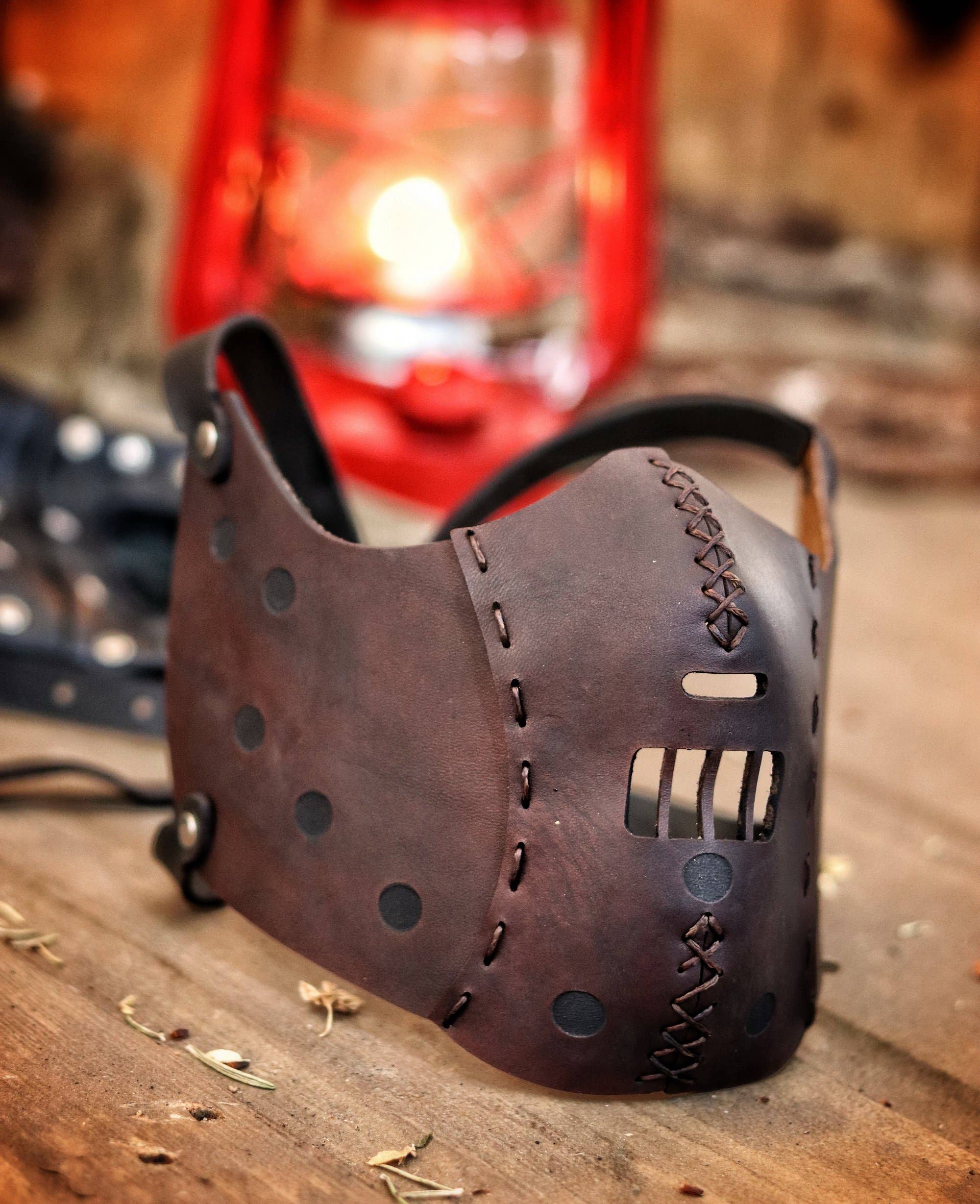 Outcast Props - Wholesale Verkleedkleren - Volwassene - Leren gezichtsmasker Dr. Hannibal Lecter8