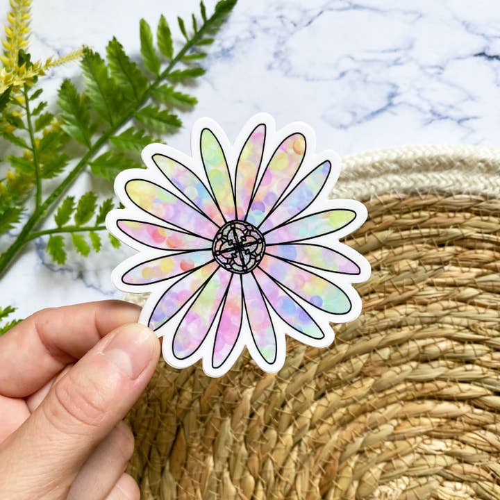 Daisy Matt Sticker for wholesale by Marta Lewandowska Art