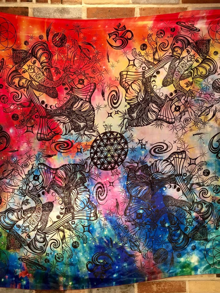 Tapiz de Geometría Sagrada de Equilibrio Ganesh para venta al por mayor de Enlighten