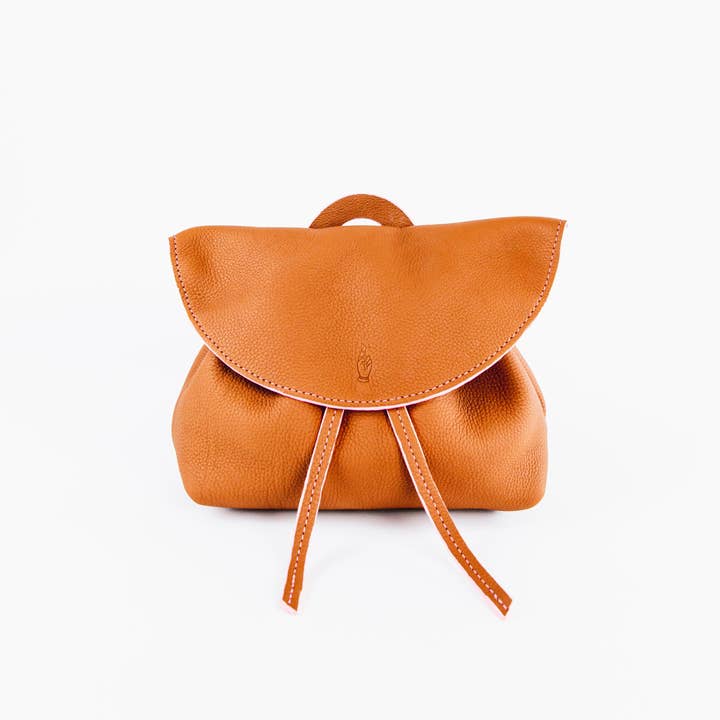 Mochila Bea - Pebbled Caramel para venta al por mayor de Honeymouth