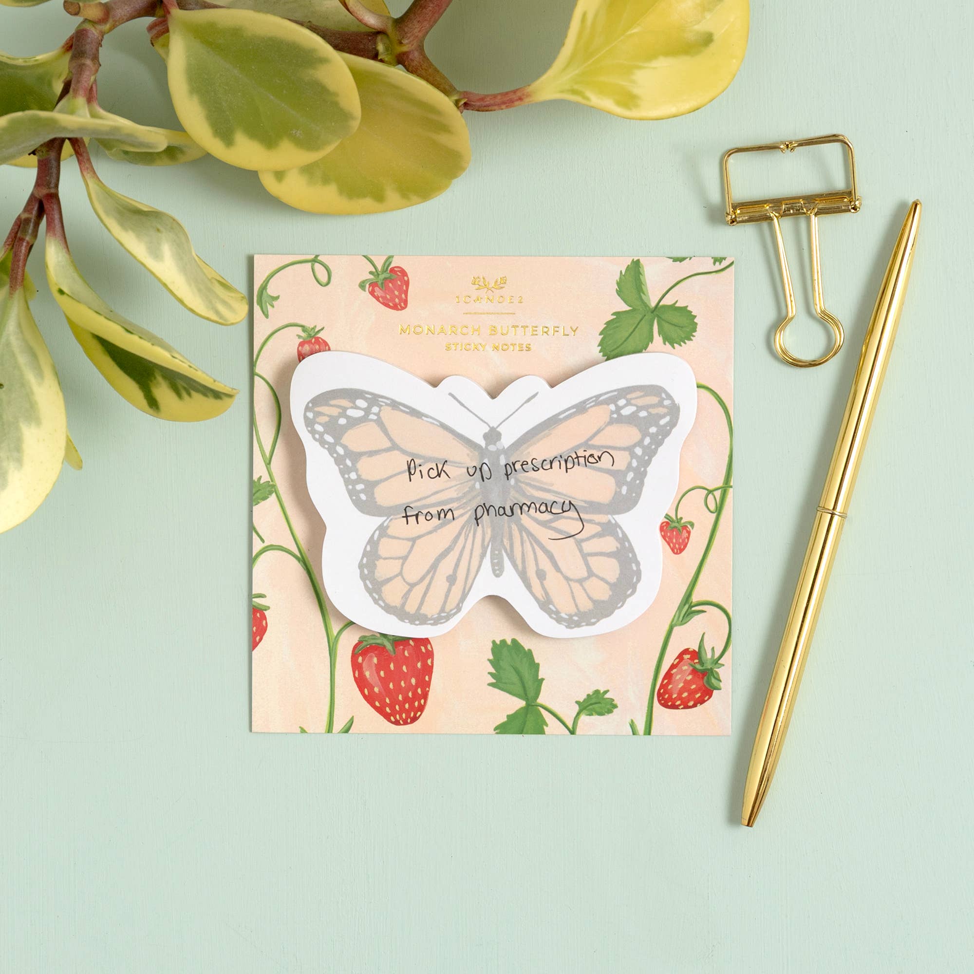 1canoe2 | One Canoe Two Paper Co. - Wholesale Sticky Notes - Monarch Butterfly Sticky Notes1