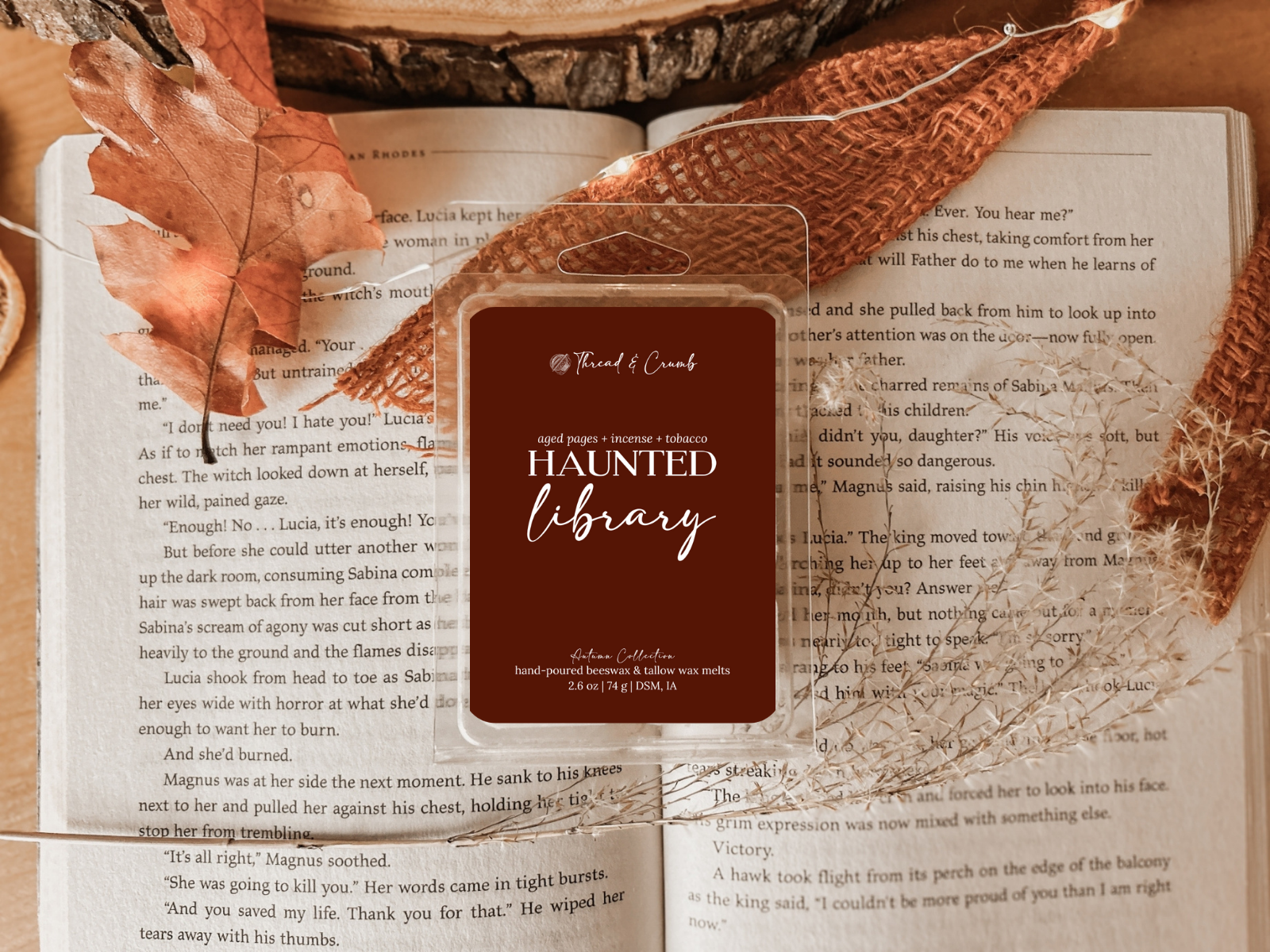 Thread & Crumb – wholesale Wax melt – Fall Wax Melts | Beeswax + Tallow Melts | Private Label0