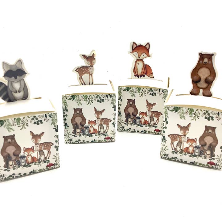 Caixa de Chá de Animais da Floresta com Embalagem de Pirâmide de Chá Preto por atacado de All Little Cute Things