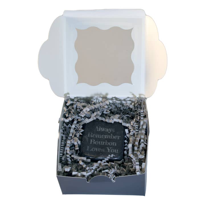 Layne Wilson - Venta al por mayor Cubitos para enfriar bebidas - Piedra para whisky «Always Remember Bourbon Loves You»