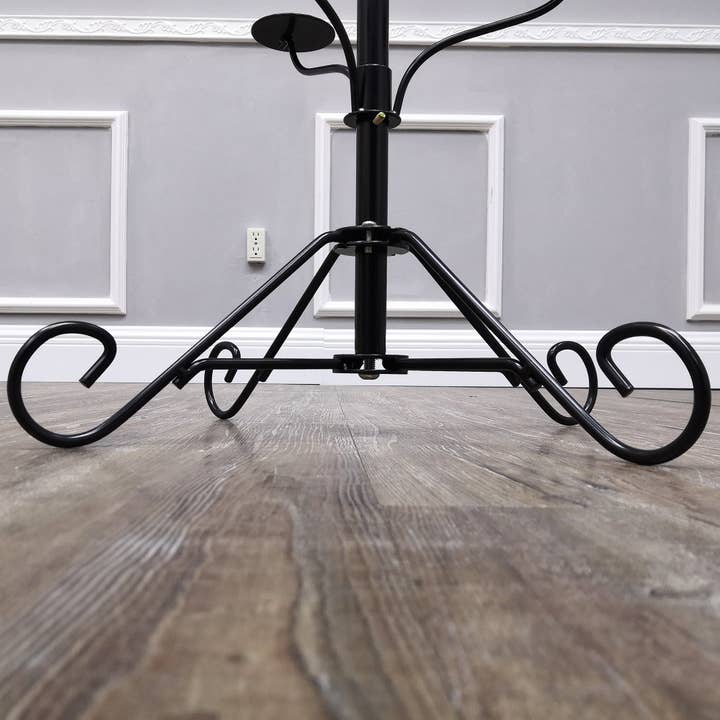 FIXTUREDISPLAYS - Wholesale Hat Rack - 5-Tier 15 Hat Rotating Hat Display Rack Standing Headwear Wig Floor Organizer 1010110