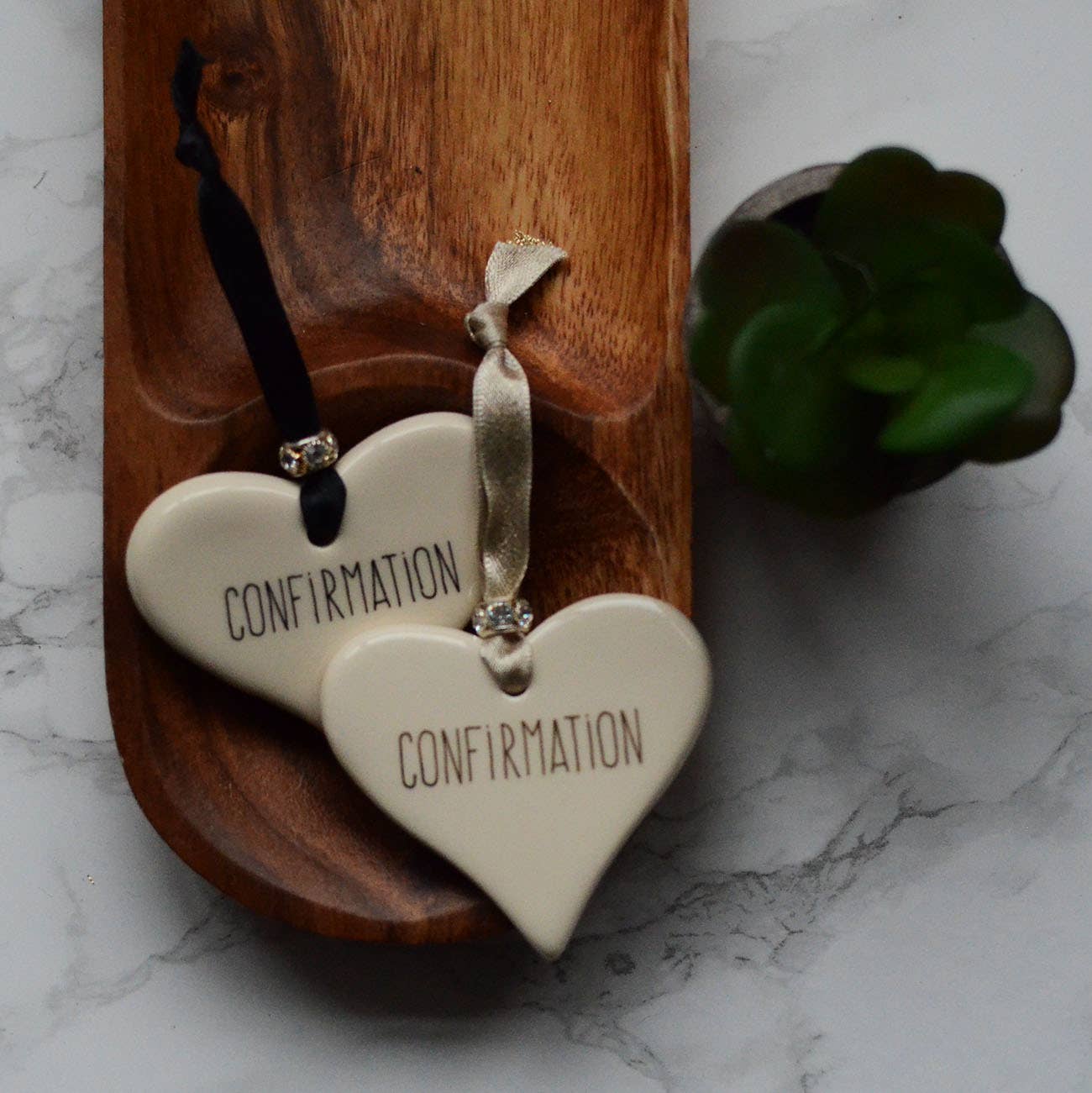 Dimbleby Ceramics - Vente Jeton/pièce de collection - Coeurs religieux en céramique7