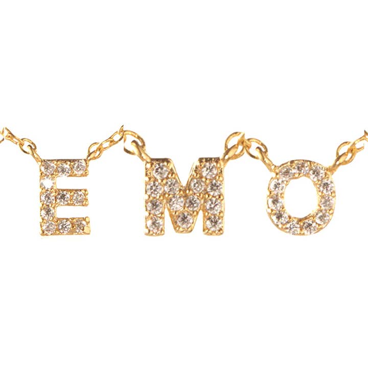 FINE PAVE MONOGRAM PROGRAM (KIT OF 17) for wholesale by The Luxe Group