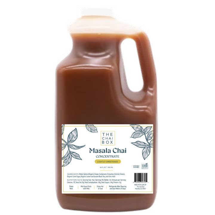 The Chai Box - Wholesale Iced Tea - Chai Concentrate 64oz Growler0