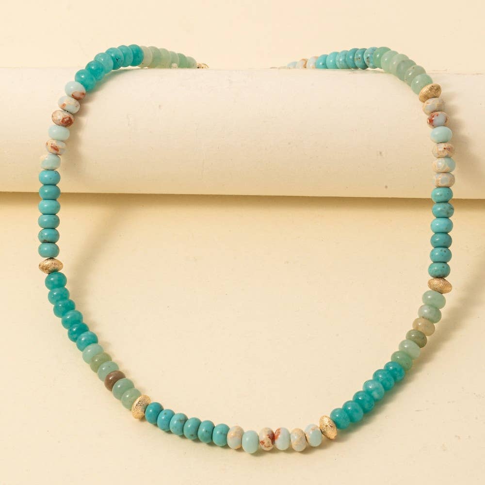 Anarchy Street - Wholesale Pendant/Charm Necklace - Mixed Semi Precious Stone Beaded Necklace7