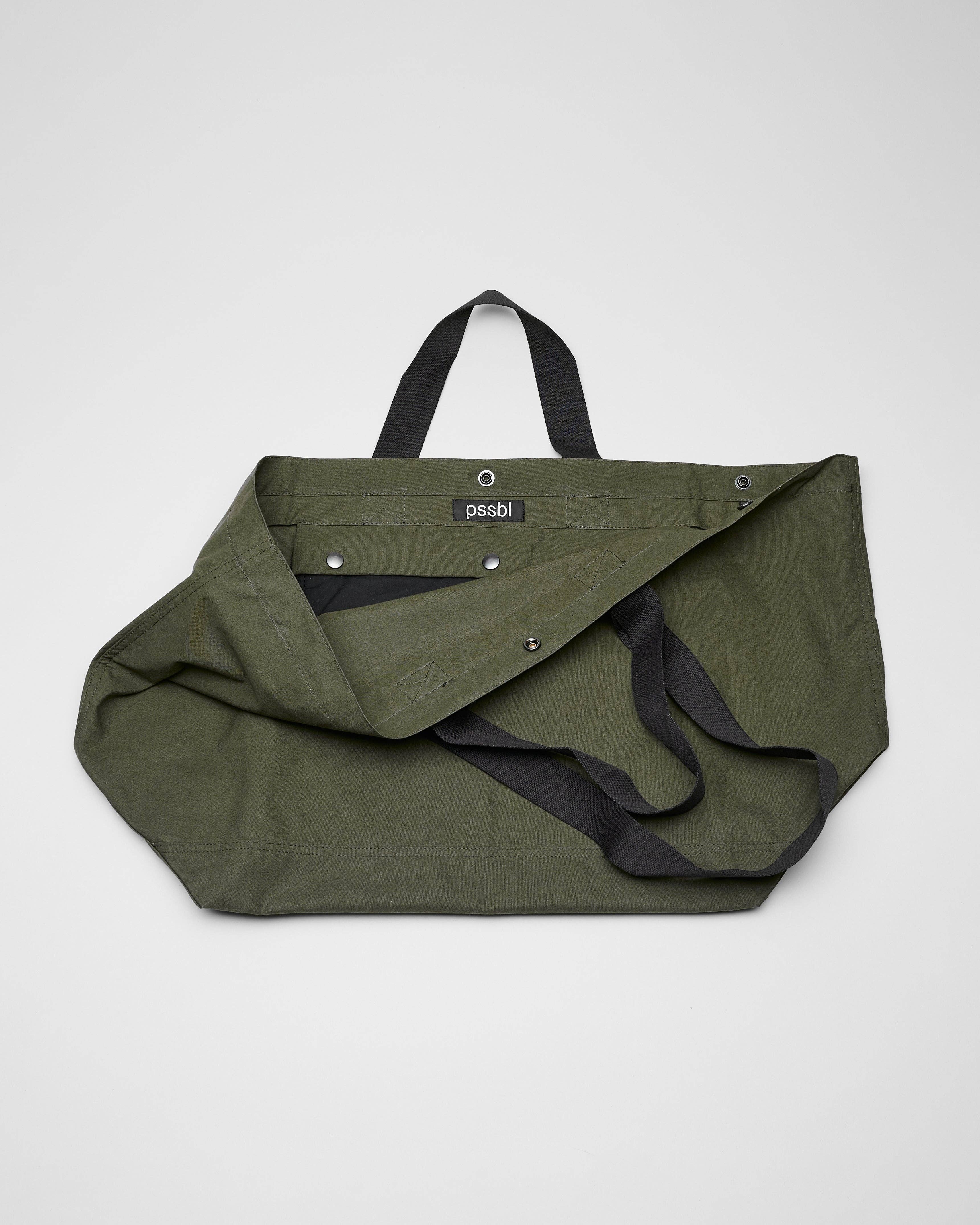 PSSBL - Wholesale Tote Bag - Women's - The Shopper olive9