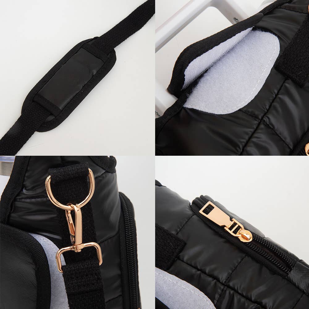 Sensibling Corp. - Vendita all'ingrosso Borsa a tracolla - Donna - Borsa a tracolla portaborraccia trapuntata lucida14