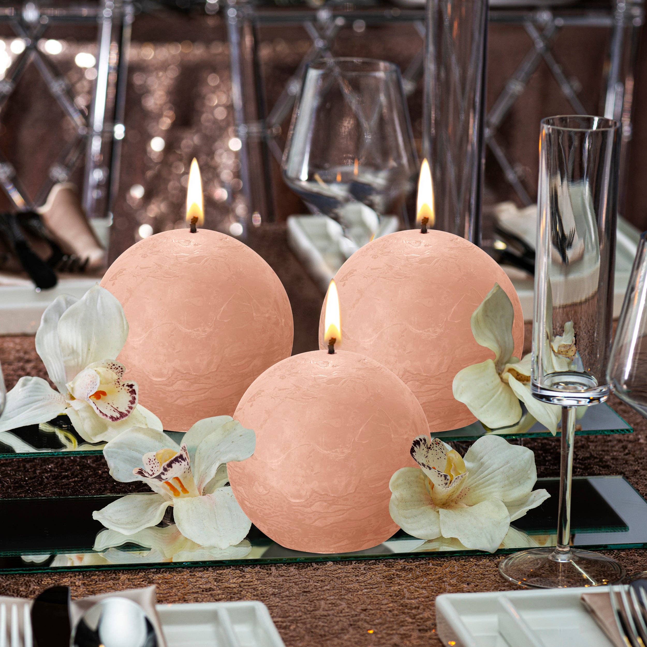 BOLSIUS – Velas de decoração por atacado – 6 Velas rústicas 3" - Inperfuted - Natural - Eco-Friendly - Cera Plant-Based - **Vendido Individualmente50