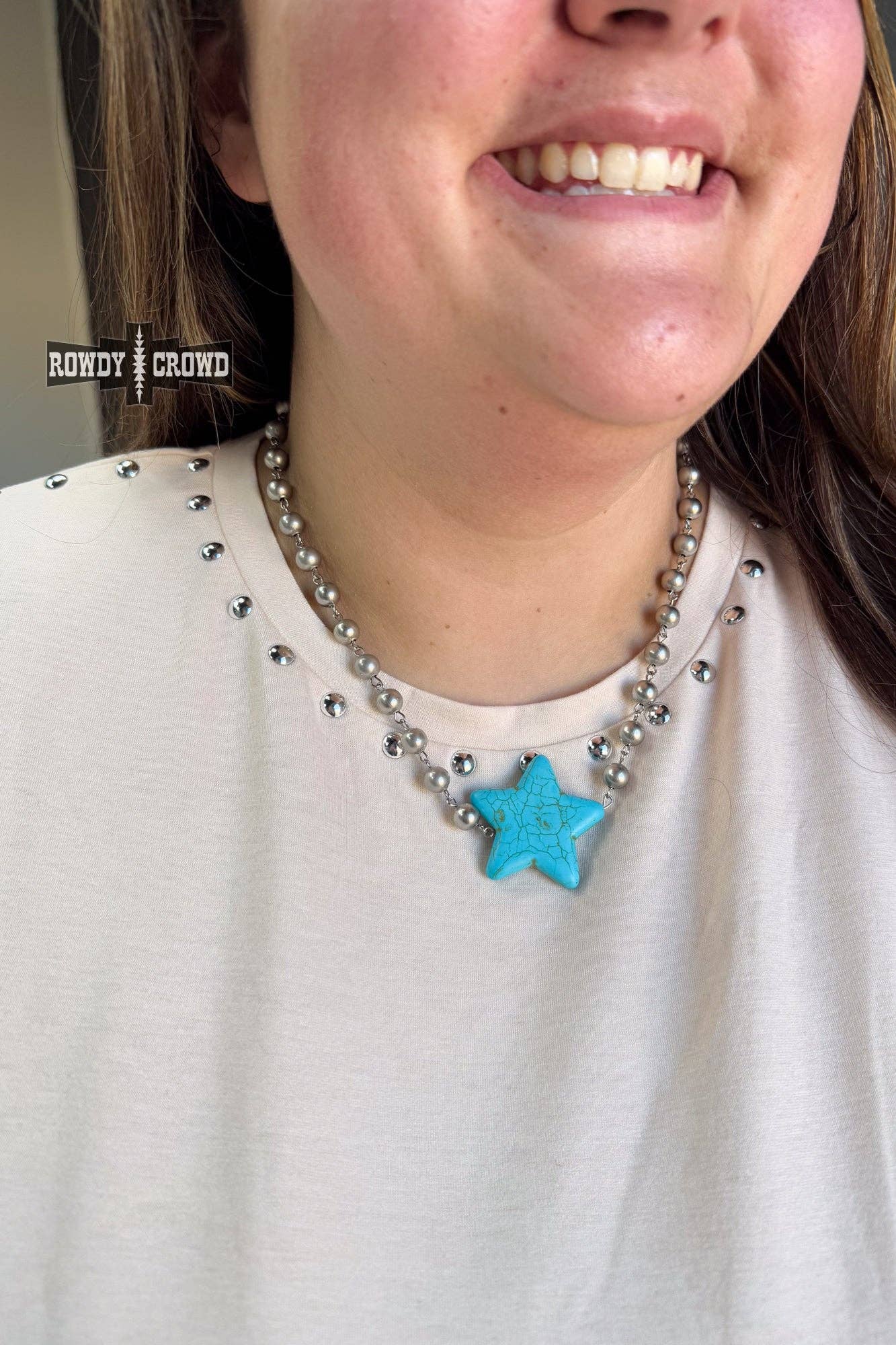 Rowdy Crowd Clothing - Wholesale Pendant/Charm Necklace - Star Struck Necklace3