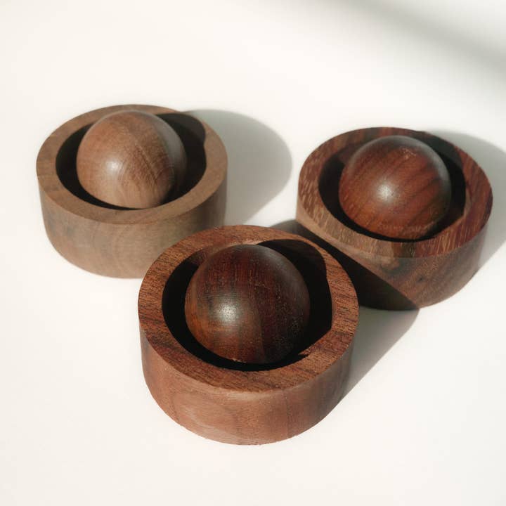 Mini Wood Sphere Diffuser for wholesale by Sunday Forever