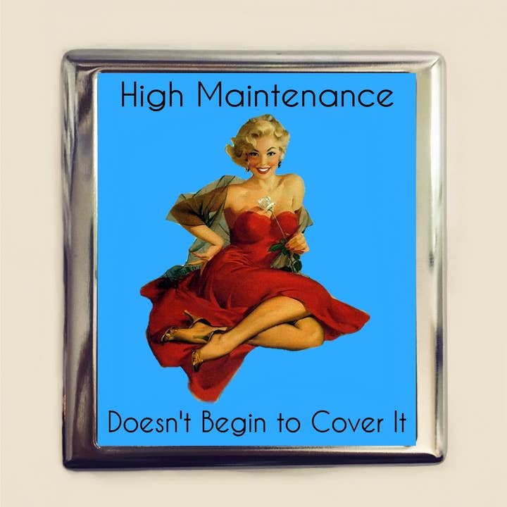 High Maintenance Doesn't Begin to Cover It Business Card ID for wholesale by FringePop