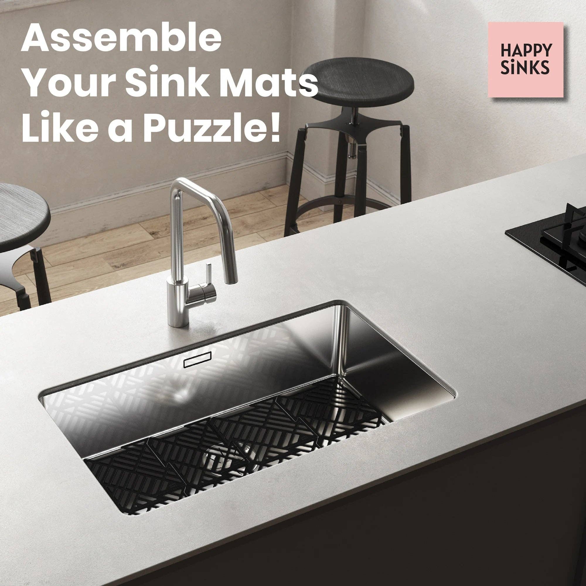 HAPPY SiNKS - Wholesale Sink Strainer/Stopper - Kitchen Sink Mat - Silicone4