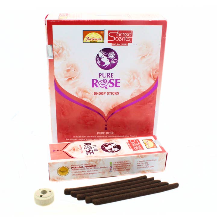 Green Tree - Wholesale Incense - Parimal Pure Rose Dhoop Stick 50 grams