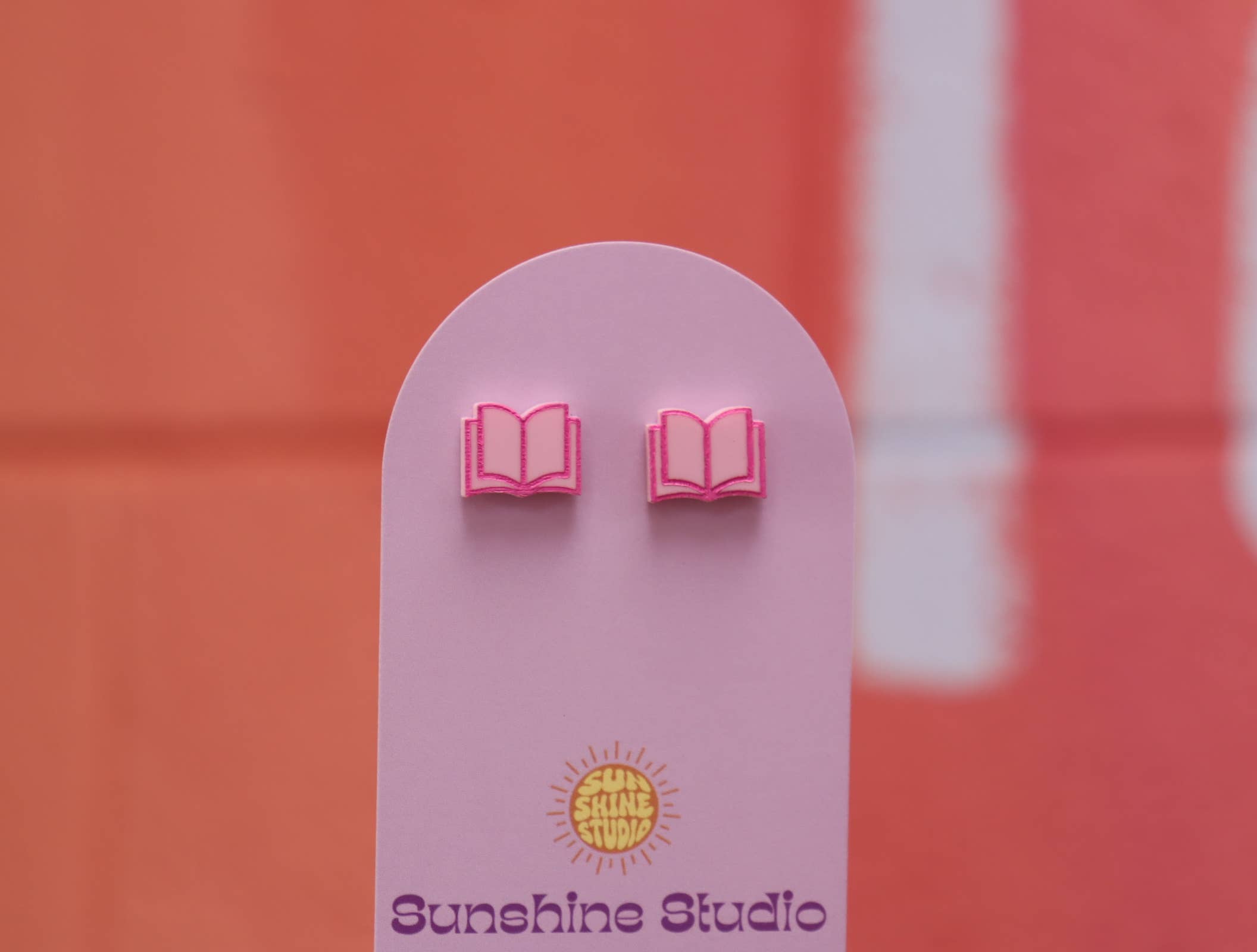 Sunshine Studio - Wholesale Stud/Post Earrings - Open Book Tiny Stud Earrings31