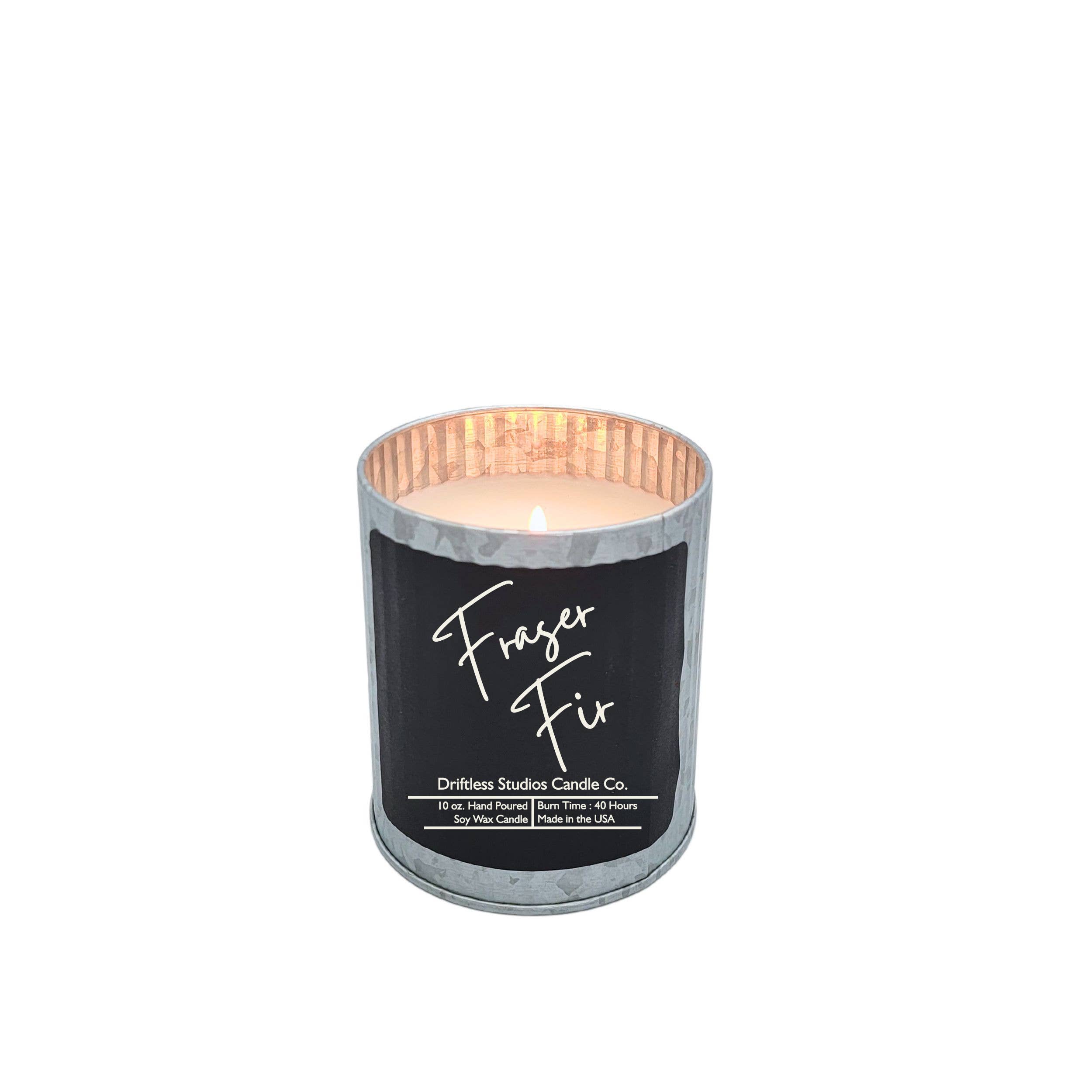 Driftless Studios - Wholesale Jar/Filled Candle - Fraser Fir Christmas Candle Rustic Farmhouse Holiday Candle1