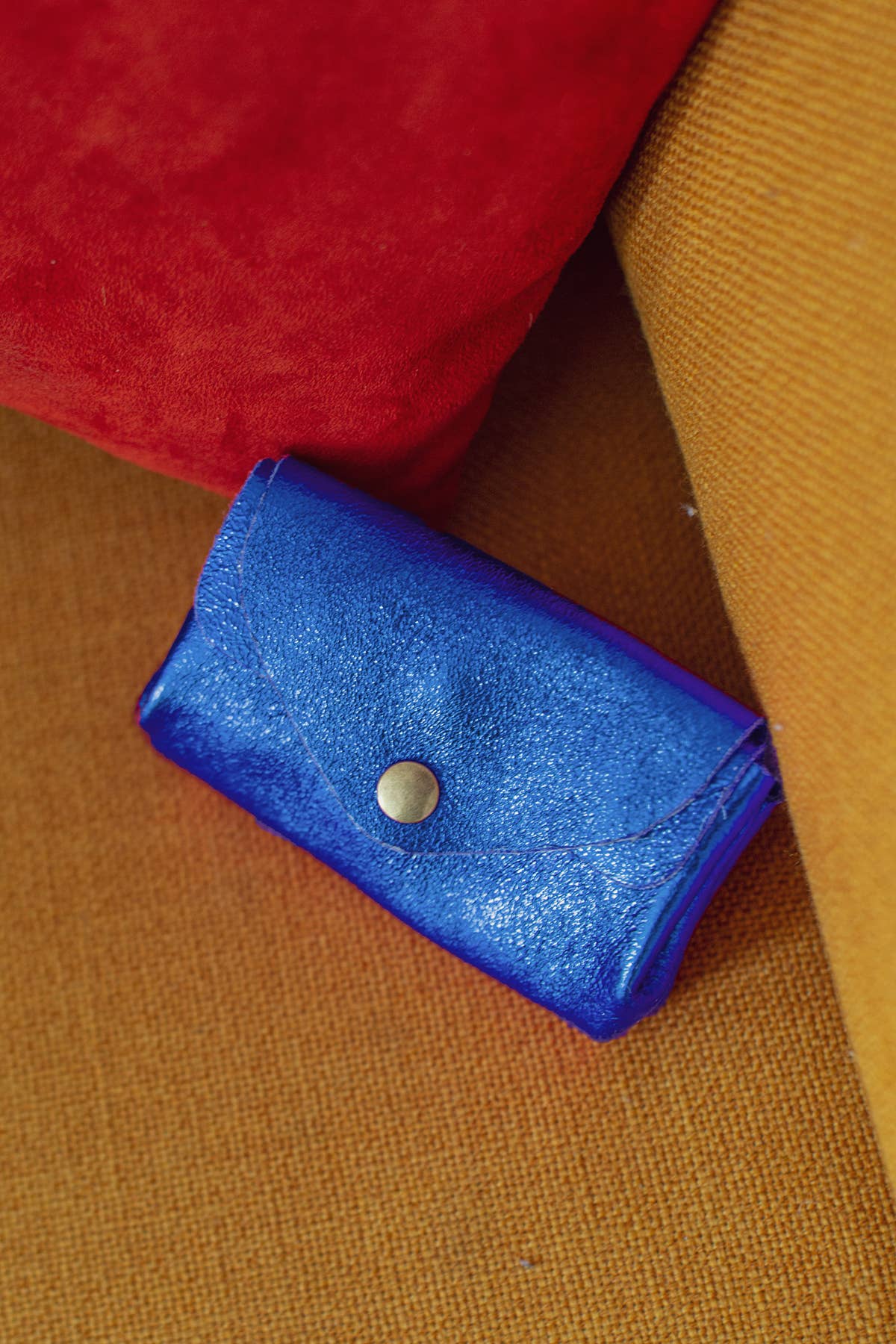 Cherry Paris – Carteira - Mulher por atacado – Pequenas peças de couro SUZIE METAL - 49031