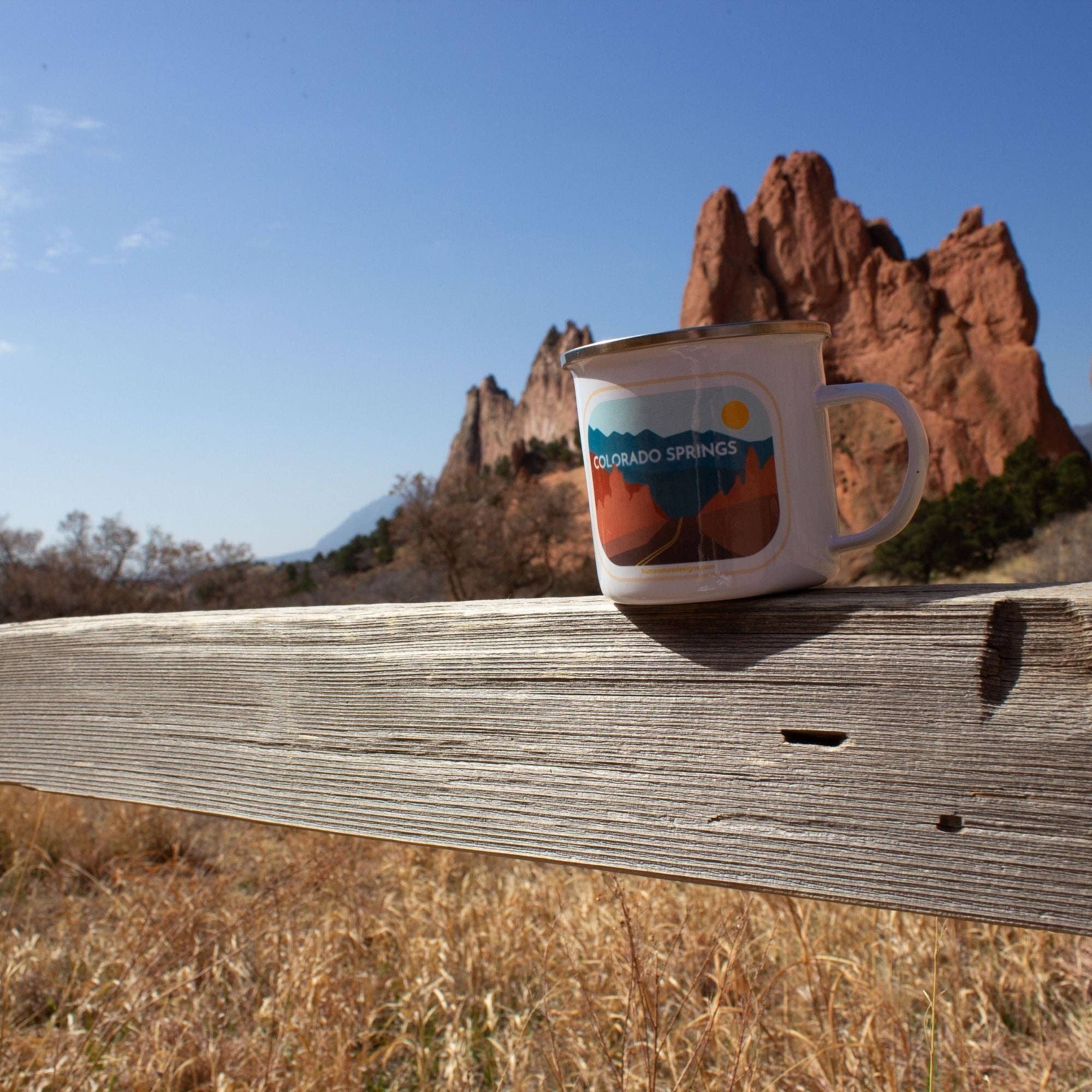 Human Nature Designs - Wholesale Coffee Mug - Colorado Springs Camping Mug - Colorado Springs Mug1