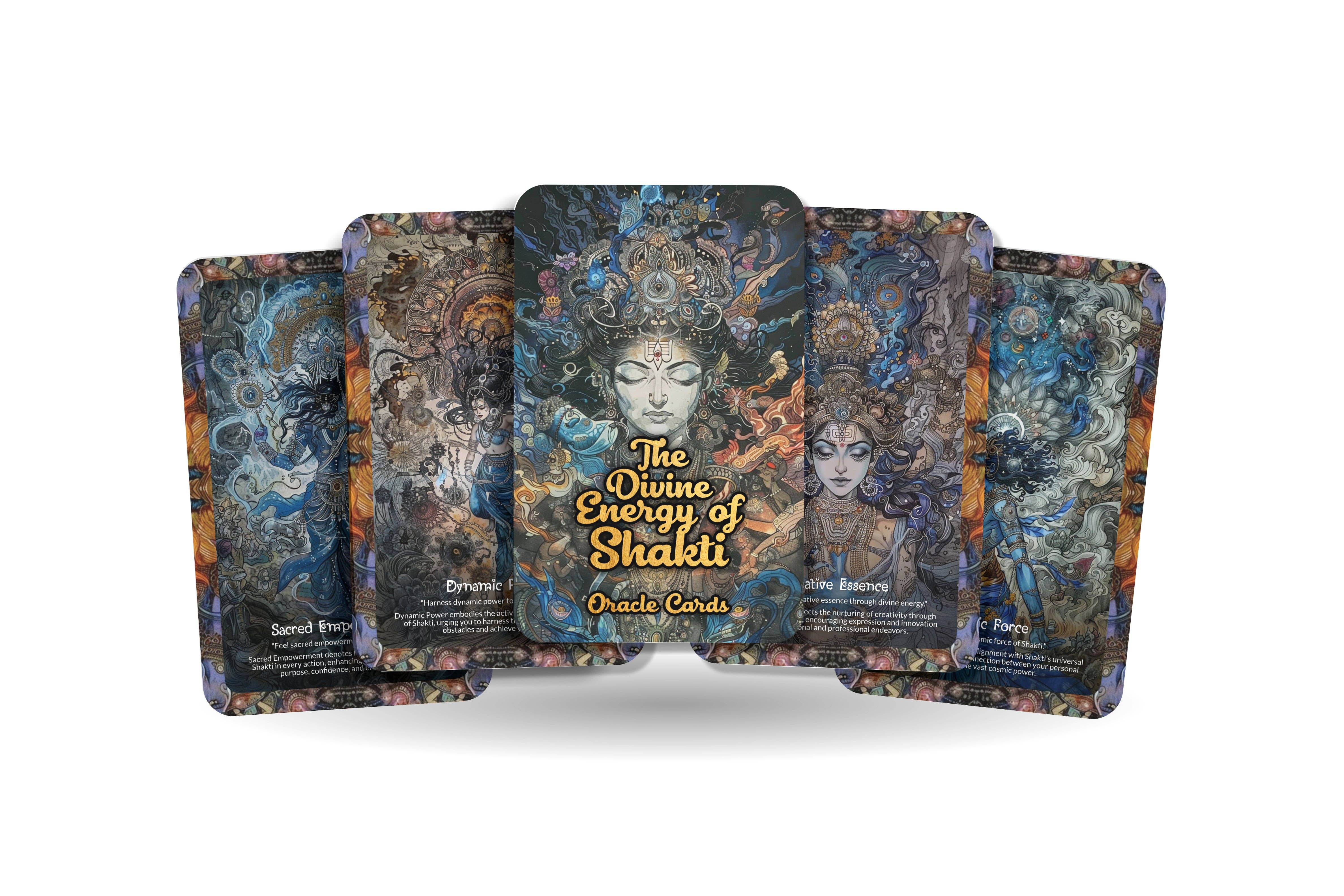 Ibiza Tarot USA - Wholesale Tarot Cards - The Divine Energy of Shakti - Oracle Cards - 22 Oracle Cards - Awakening the primal feminine force of Shakti0