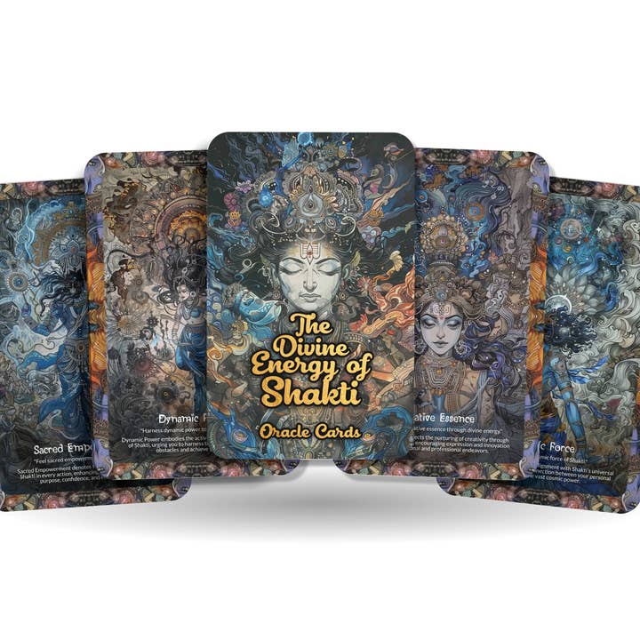 Ibiza Tarot USA - Wholesale Tarot Cards - The Divine Energy of Shakti - Oracle Cards - 22 Oracle Cards - Awakening the primal feminine force of Shakti