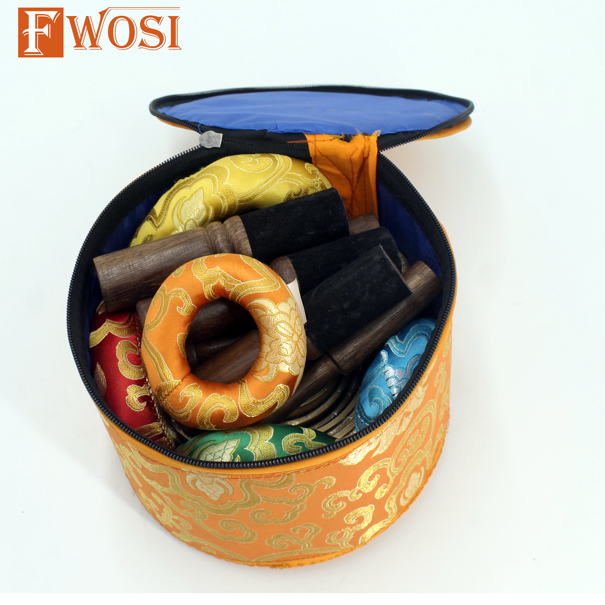 Fwosi - Vente Accessoire de méditation - Set de 7 bols chantants 7 chakras pour méditation profonde et yoga10