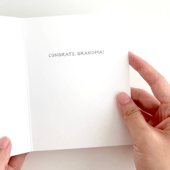 Amy Zhang - Wholesale Baby Card - Granny Panties — Funny New Grandma Congrats Card