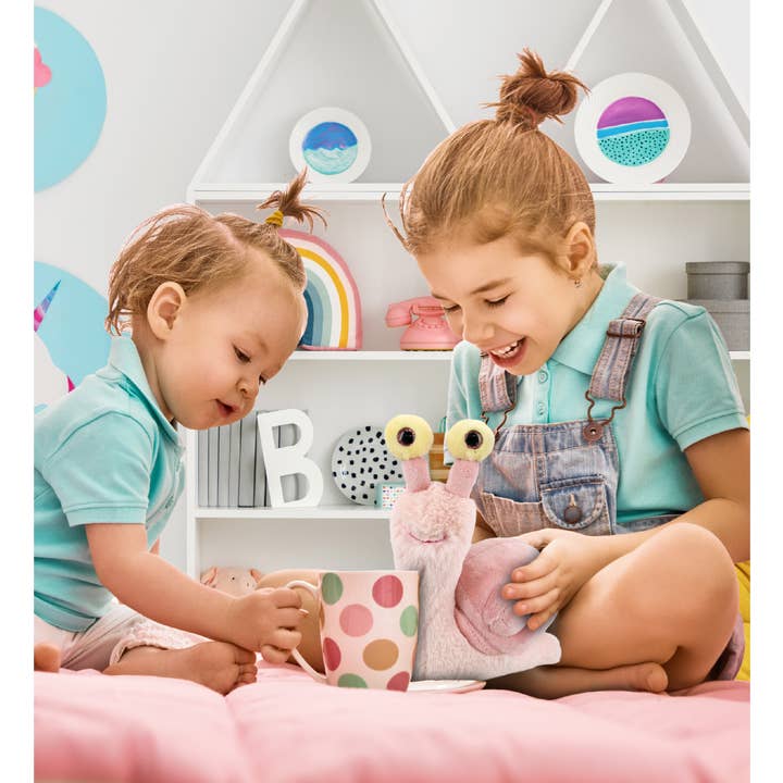 Cota Global - Wholesale Stuffed/Plush Toy - Kids & Baby - Super-Soft Plush - Pink Snail Small 5.5"4