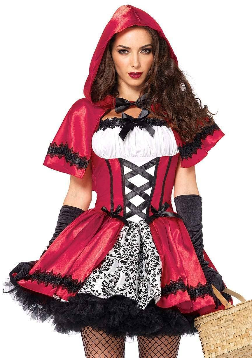 Gothic Red Riding Hood Costume for wholesale on Faire0