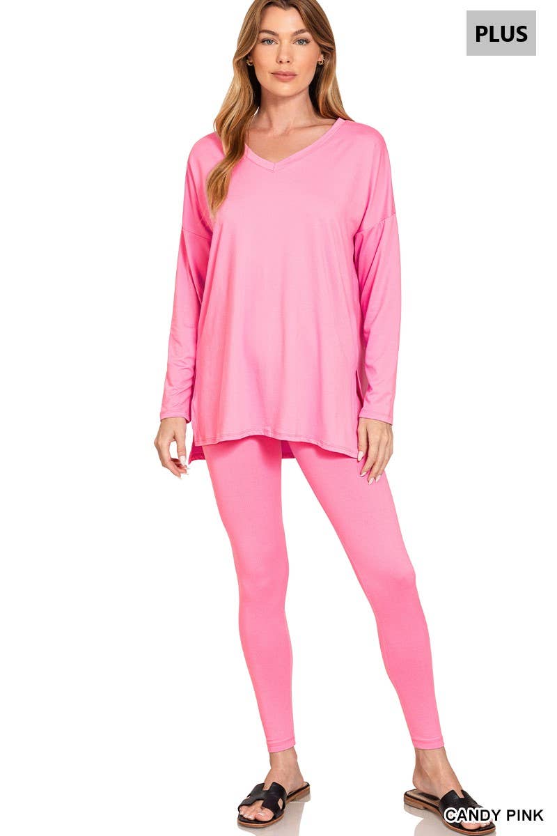 42POPS - Vente Ensemble de vêtements d'intérieur – femme - ".._ Ensemble de détente en microfibre Plus52