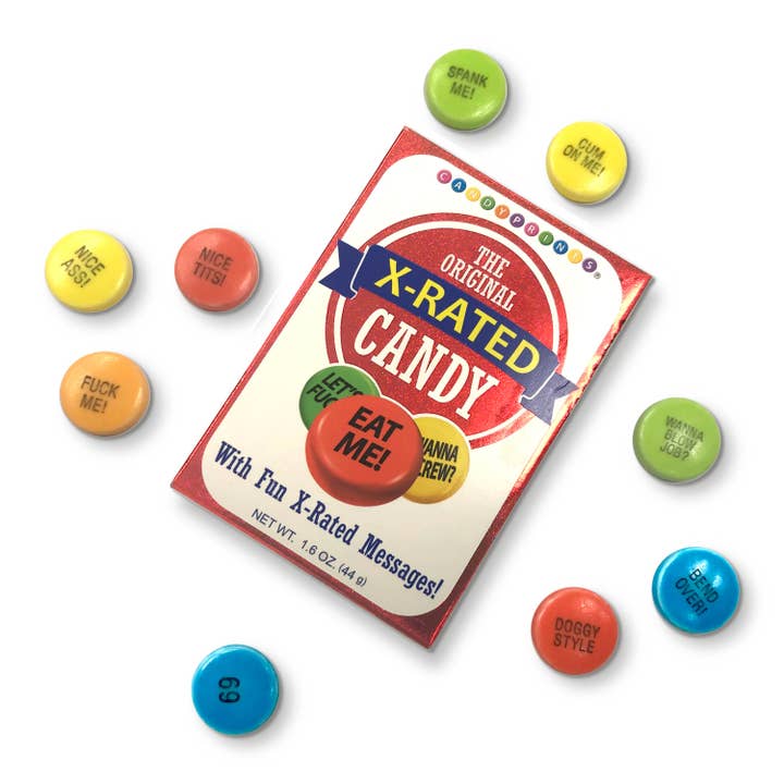 Little Genie Productions - Wholesale Hard Candy - Original X-Rated Candy Display of 61