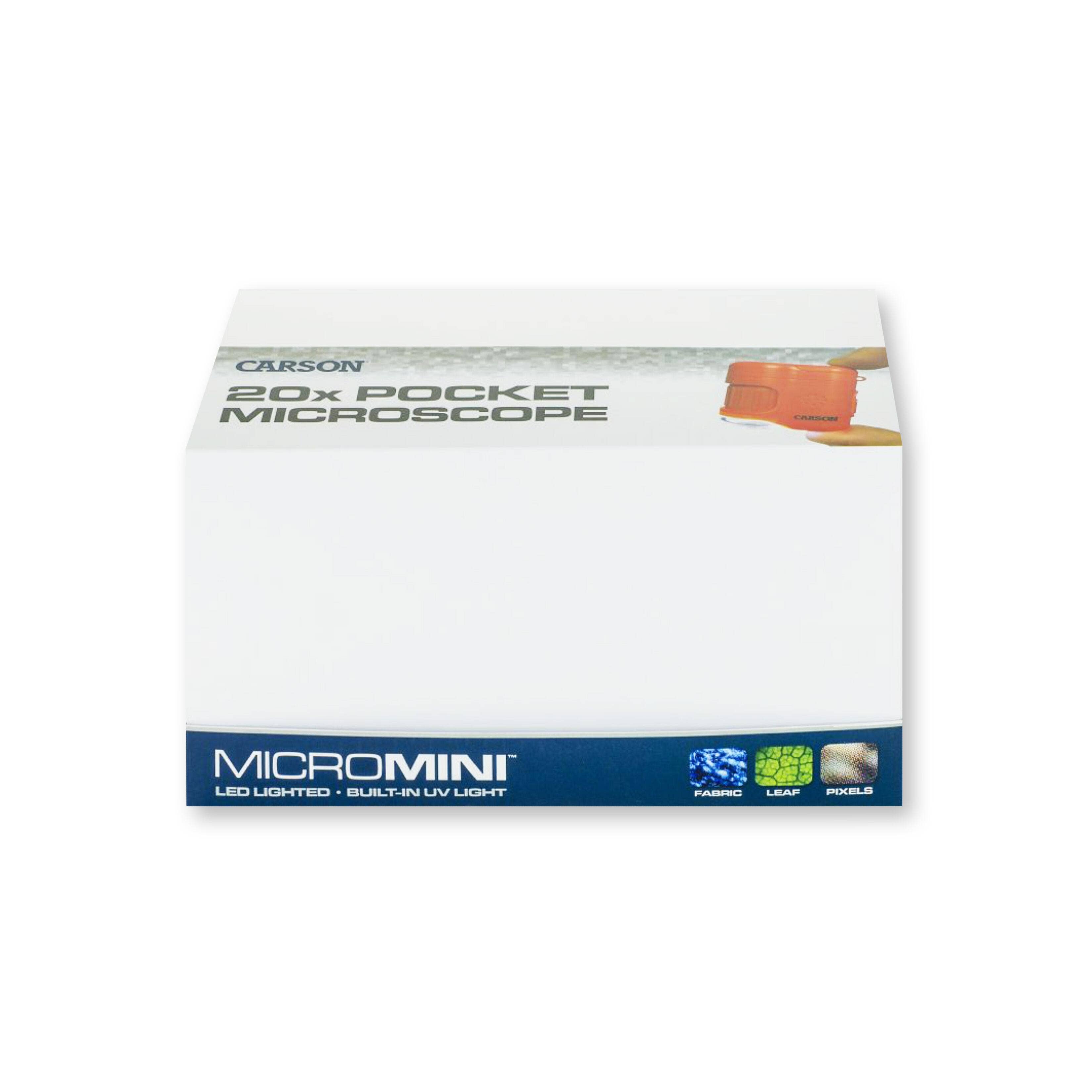 Carson - Wholesale Telescope/Microscope - Kids - MicroMini™ Pocket Microscope Countertop Display 15-pack3