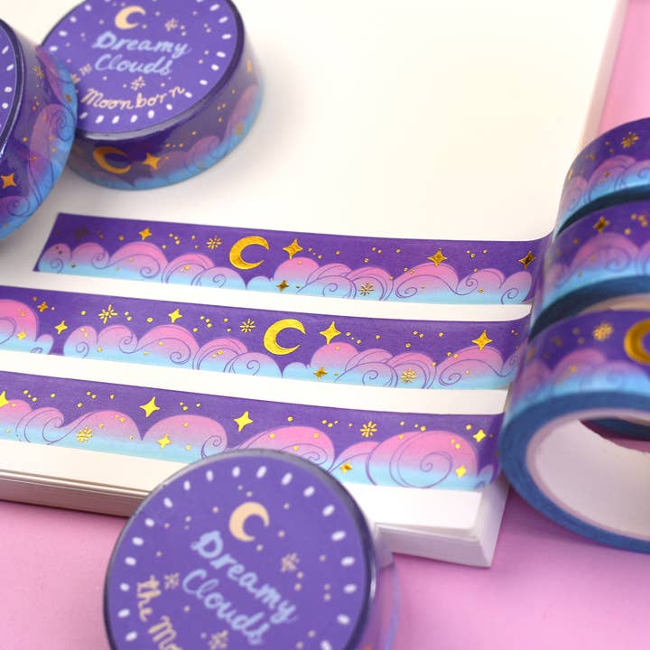 The Moonborn - Wholesale Washi Tape - Dreamy Cloudscape Washi Tape4